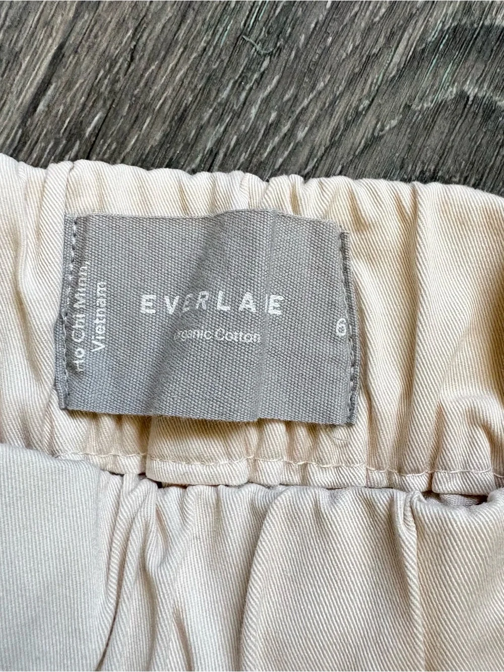 Everlane Easy Pants sz 6 canvas